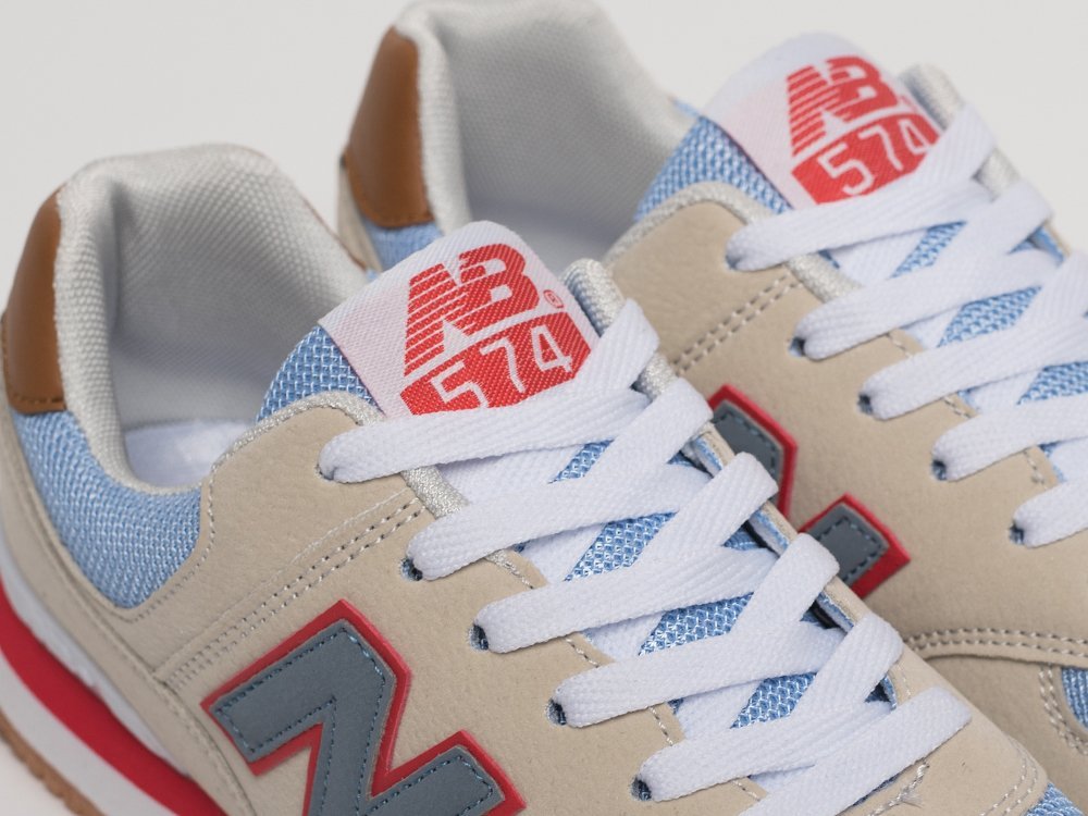 New Balance 574 WMNS бежевые замша женские (AR31664) - фото 7 New Balance 574 WMNS бежевые замша женские (AR31664) - фото 7
