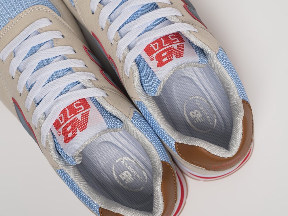 New Balance 574 WMNS бежевые замша женские (AR31664) - фото 8 New Balance 574 WMNS бежевые замша женские (AR31664) - фото 8