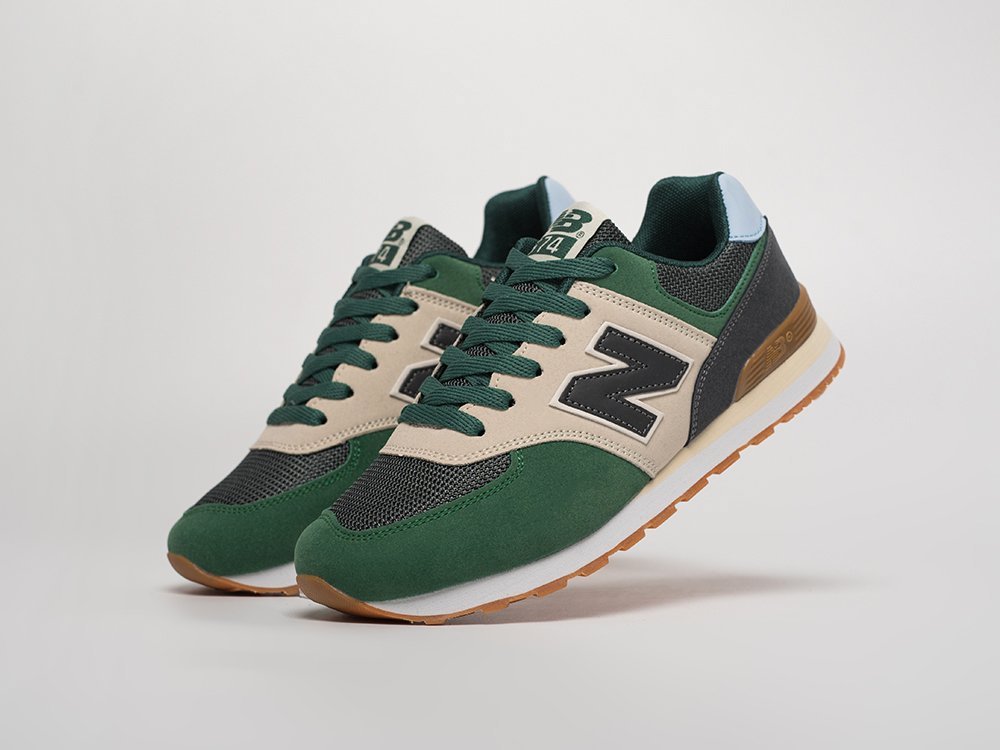New Balance 574 WMNS зеленые замша женские (AR31666) - фото 2 New Balance 574 WMNS зеленые замша женские (AR31666) - фото 2