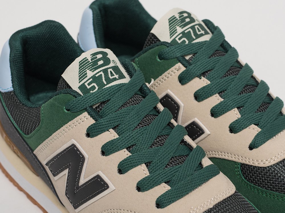 New Balance 574 WMNS зеленые замша женские (AR31666) - фото 7 New Balance 574 WMNS зеленые замша женские (AR31666) - фото 7