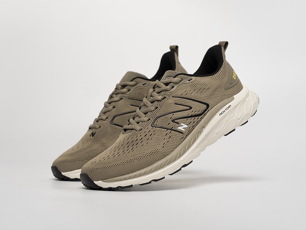 New Balance Fresh Foam X 860v13 зеленые текстиль мужские (AR31670) - фото 2