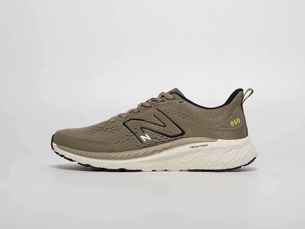 New Balance Fresh Foam X 860v13 зеленые текстиль мужские (AR31670) - фото 1