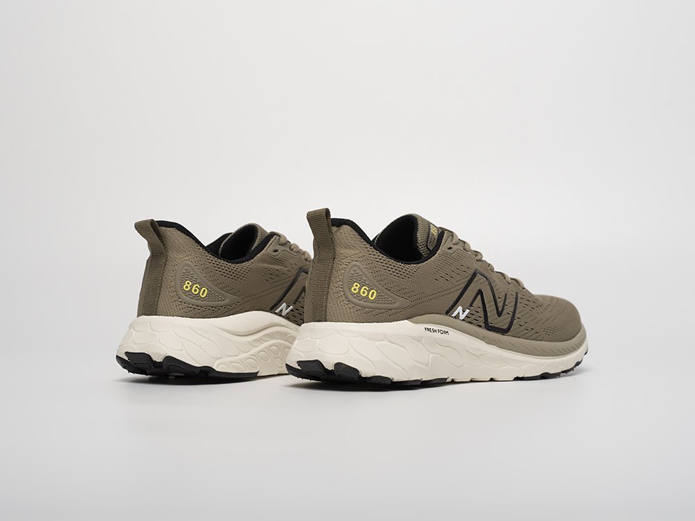 New Balance Fresh Foam X 860v13 зеленые текстиль мужские (AR31670) - фото 3