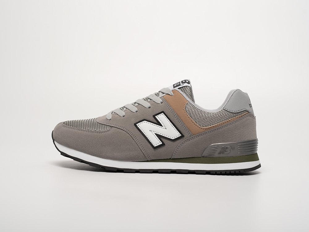 New Balance 574 серые замша мужские (AR31704) - фото 1 New Balance 574 серые замша мужские (AR31704) - фото 1