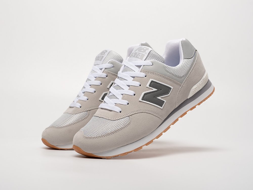 New Balance 574 WMNS белые кожа женские (AR31705) - фото 2