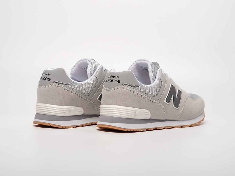 New Balance 574 WMNS белые кожа женские (AR31705) - фото 3