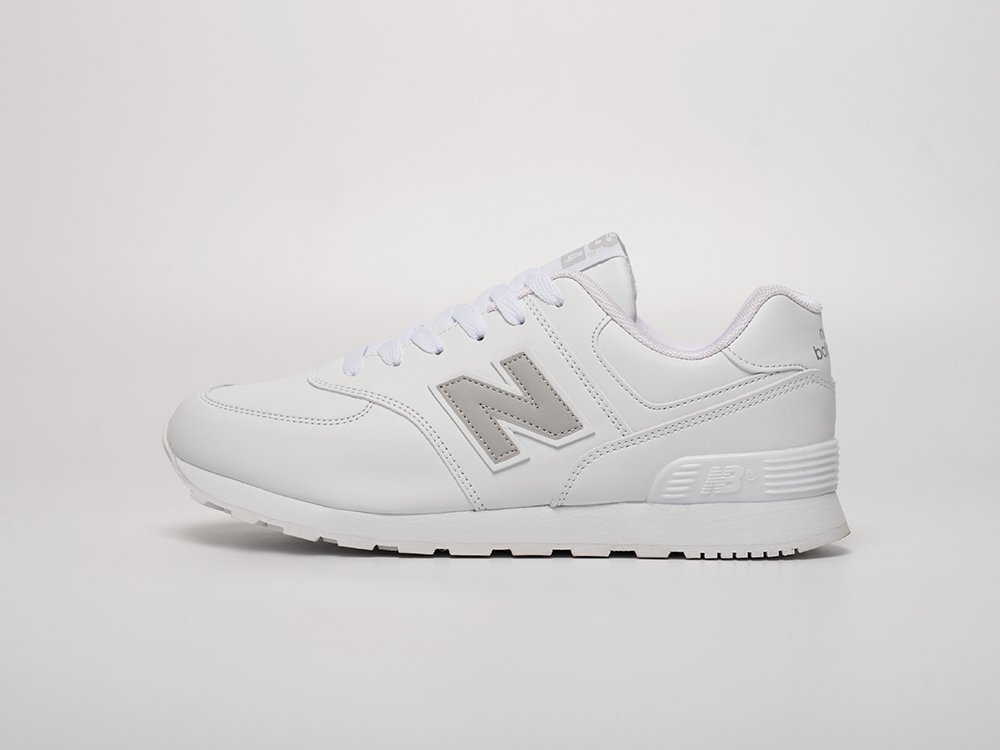 New Balance 574 белые кожа мужские (AR31730) - фото 1 New Balance 574 белые кожа мужские (AR31730) - фото 1