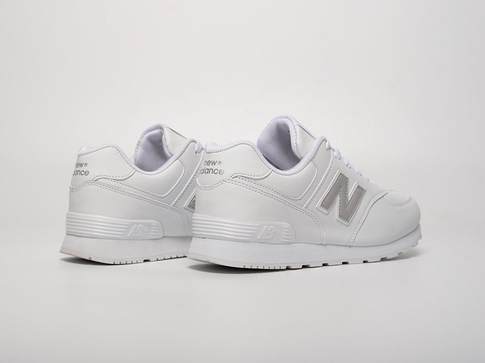 New Balance 574 белые кожа мужские (AR31730) - фото 3