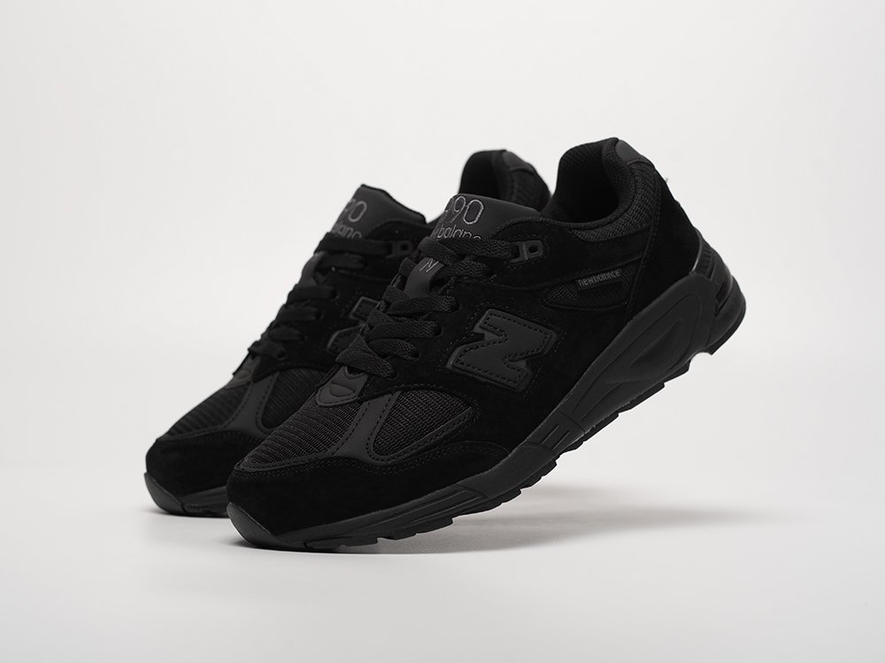 New Balance 990v2 черные замша мужские (AR31743) - фото 2 New Balance 990v2 черные замша мужские (AR31743) - фото 2