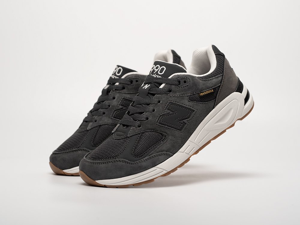 New Balance 990v2 серые замша мужские (AR31745) - фото 2 New Balance 990v2 серые замша мужские (AR31745) - фото 2