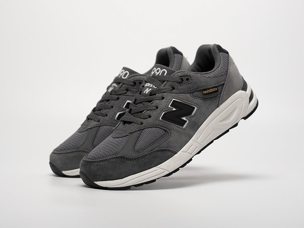 New Balance 990v2 серые замша мужские (AR31746) - фото 2 New Balance 990v2 серые замша мужские (AR31746) - фото 2
