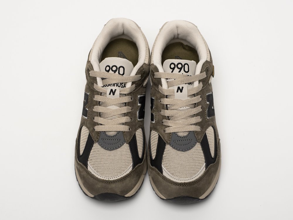 New Balance 990v2 бежевые замша мужские (AR31747) - фото 4 New Balance 990v2 бежевые замша мужские (AR31747) - фото 4