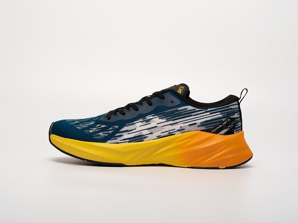 Asics Novablast 3 синие текстиль мужские (AR31748) - фото 1 Asics Novablast 3 синие текстиль мужские (AR31748) - фото 1