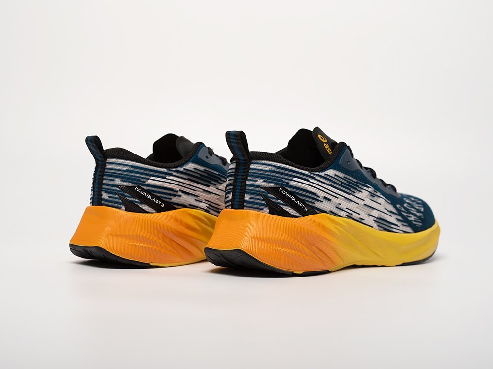 Asics Novablast 3 синие текстиль мужские (AR31748) - фото 3 Asics Novablast 3 синие текстиль мужские (AR31748) - фото 3