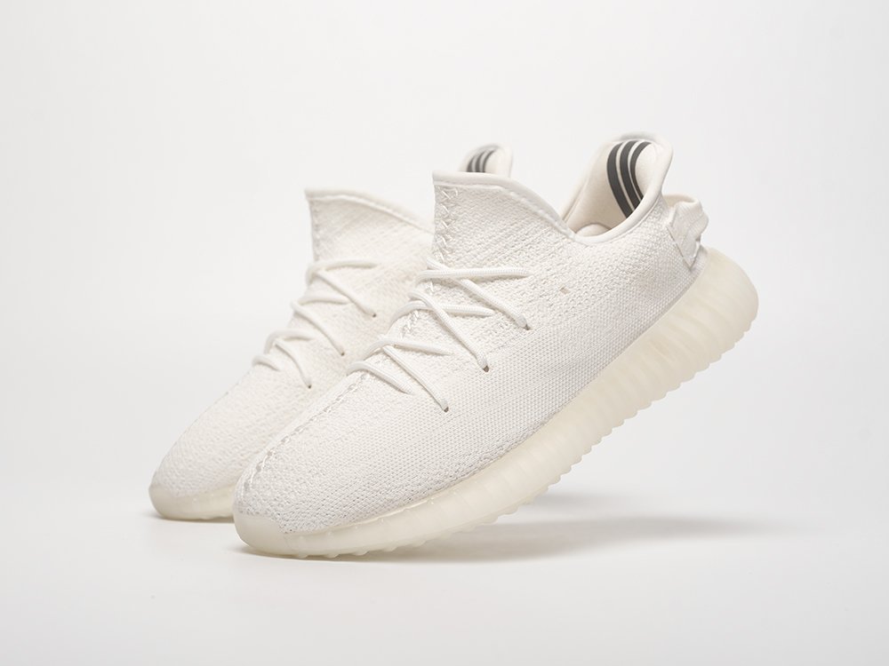 Adidas Yeezy 350 Boost v2 белые текстиль мужские (AR31756) - фото 2 Adidas Yeezy 350 Boost v2 белые текстиль мужские (AR31756) - фото 2