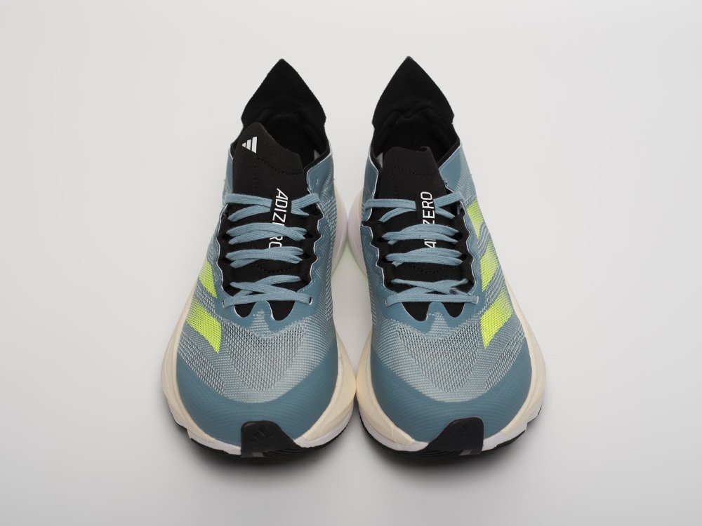 Adidas Adizero Boston 12 Wonder Blue Lucid Lemon голубые текстиль мужские (AR31800) - фото 6 Adidas Adizero Boston 12 Wonder Blue Lucid Lemon голубые текстиль мужские (AR31800) - фото 6