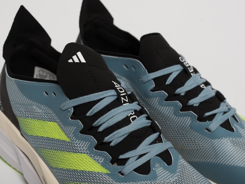 Adidas Adizero Boston 12 Wonder Blue Lucid Lemon голубые текстиль мужские (AR31800) - фото 7 Adidas Adizero Boston 12 Wonder Blue Lucid Lemon голубые текстиль мужские (AR31800) - фото 7