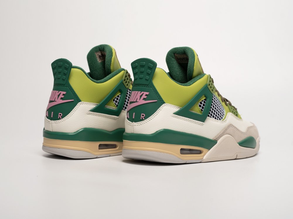 Nike Air Jordan 4 Retro белые кожа мужские (AR31819) - фото 3