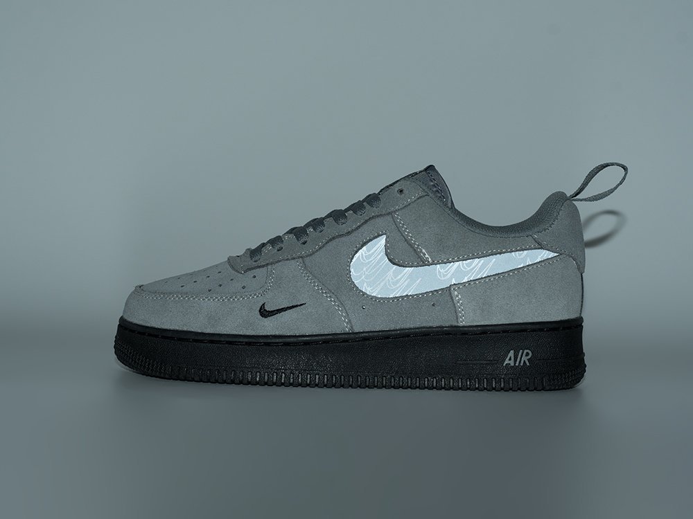Nike Air Force 1 Low серые замша мужские (AR31821) - фото 3 Nike Air Force 1 Low серые замша мужские (AR31821) - фото 3