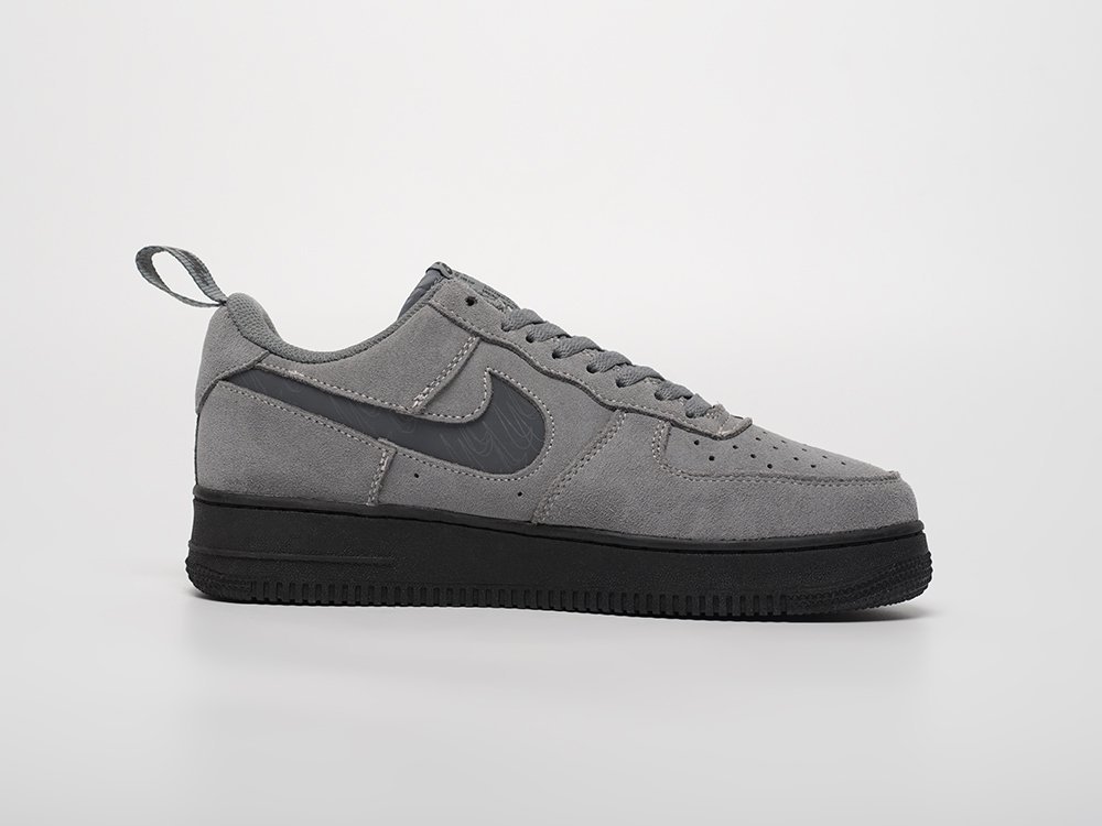Nike Air Force 1 Low серые замша мужские (AR31821) - фото 4 Nike Air Force 1 Low серые замша мужские (AR31821) - фото 4