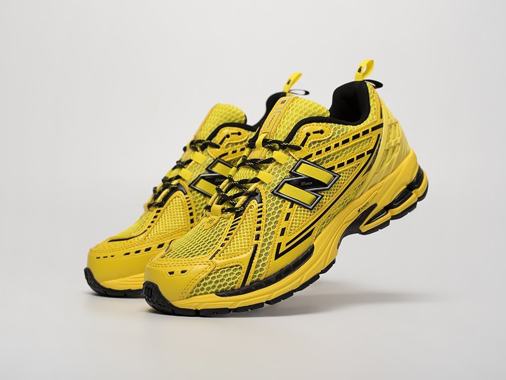 New Balance x GANNI x 1906R Blazing Yellow желтые текстиль мужские (AR31828) - фото 2