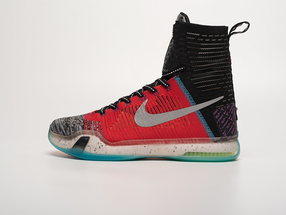 Nike Kobe 10 Elite High What The разноцветные текстиль мужские (AR31837) - фото 1