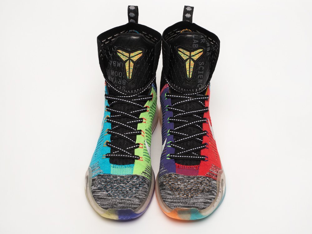 Nike Kobe 10 Elite High What The разноцветные текстиль мужские (AR31837) - фото 4