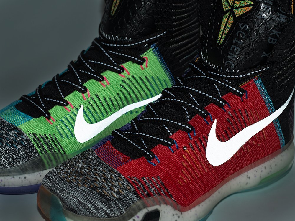 Nike Kobe 10 Elite High What The разноцветные текстиль мужские (AR31837) - фото 6