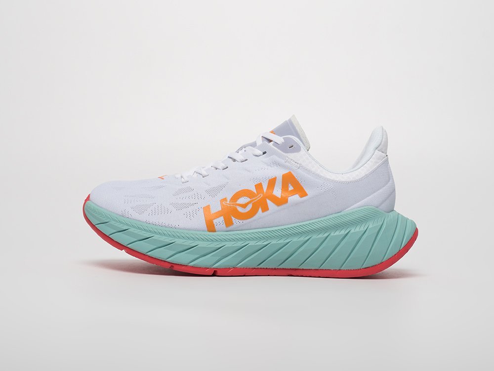 Hoka Carbon X 2 белые текстиль мужские (AR31848) - фото 1 Hoka Carbon X 2 белые текстиль мужские (AR31848) - фото 1