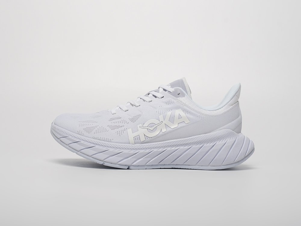 Hoka Carbon X 2 белые текстиль мужские (AR31849) - фото 1 Hoka Carbon X 2 белые текстиль мужские (AR31849) - фото 1