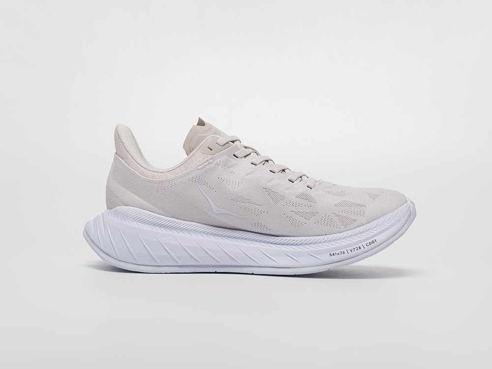 Hoka Carbon X 2 бежевые текстиль мужские (AR31851) - фото 4 Hoka Carbon X 2 бежевые текстиль мужские (AR31851) - фото 4
