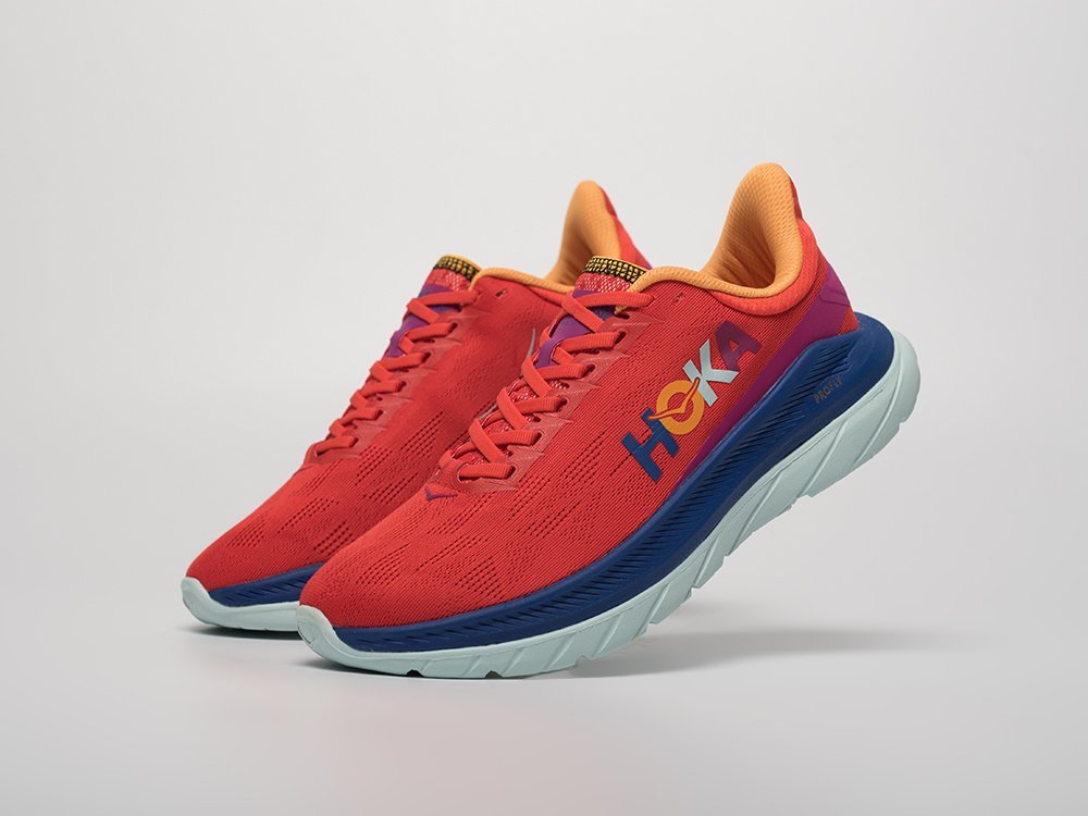 Hoka Carbon X 2 красные текстиль мужские (AR31854) - фото 2 Hoka Carbon X 2 красные текстиль мужские (AR31854) - фото 2