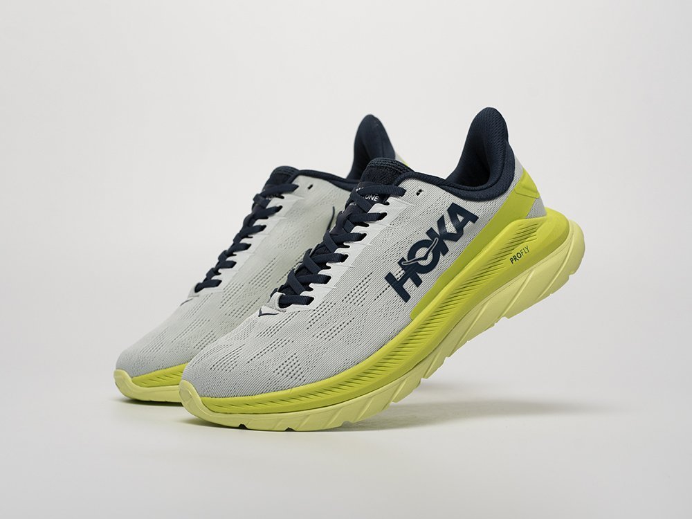 Hoka Carbon X 2 серые текстиль мужские (AR31856) - фото 2 Hoka Carbon X 2 серые текстиль мужские (AR31856) - фото 2