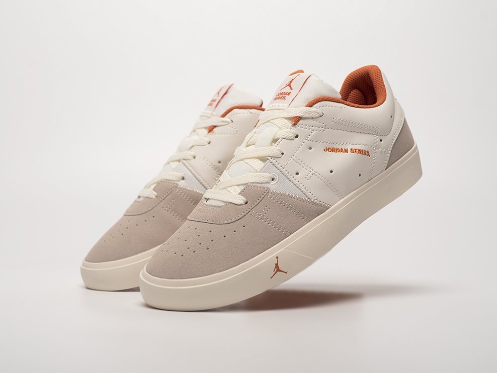 Jordan Series ES белые замша мужские (AR31882) - фото 2 Jordan Series ES белые замша мужские (AR31882) - фото 2