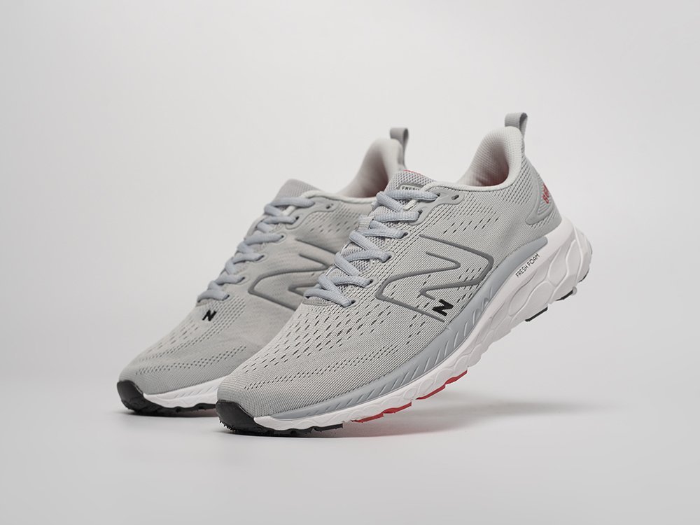 New Balance Fresh Foam X 860v13 серые текстиль мужские (AR32391) - фото 2 New Balance Fresh Foam X 860v13 серые текстиль мужские (AR32391) - фото 2