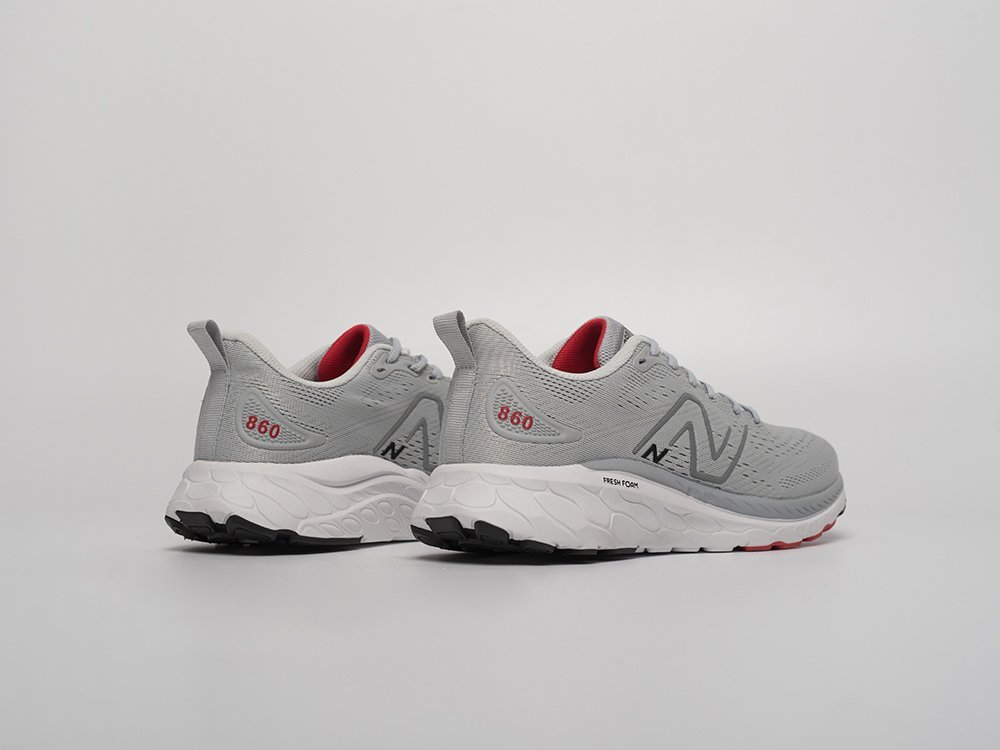 New Balance Fresh Foam X 860v13 серые текстиль мужские (AR32391) - фото 5