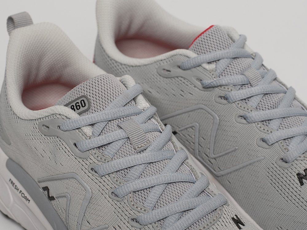 New Balance Fresh Foam X 860v13 серые текстиль мужские (AR32391) - фото 8 New Balance Fresh Foam X 860v13 серые текстиль мужские (AR32391) - фото 8