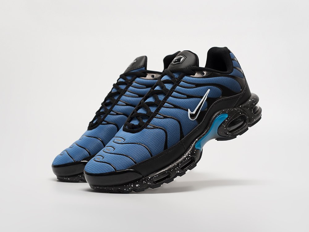 Nike Air VaporMax Plus синие текстиль мужские (AR32395) - фото 2