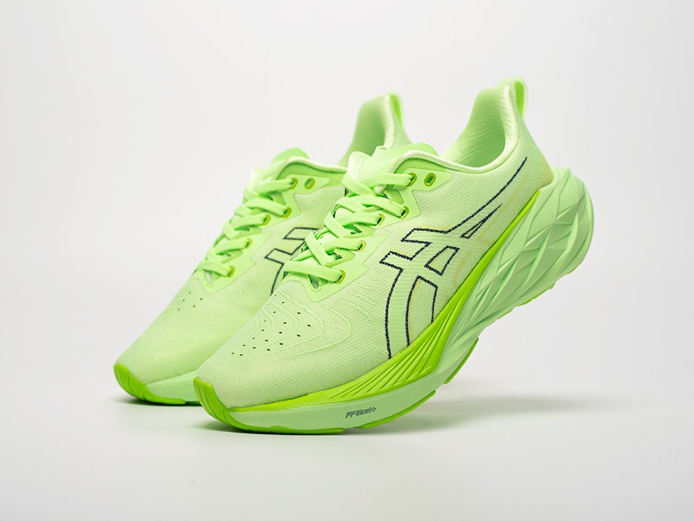 Asics Novablast 4 зеленые текстиль мужские (AR32408) - фото 2 Asics Novablast 4 зеленые текстиль мужские (AR32408) - фото 2