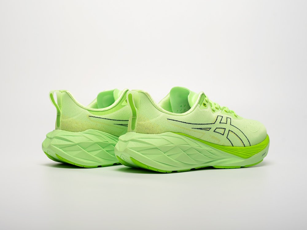 Asics Novablast 4 зеленые текстиль мужские (AR32408) - фото 3