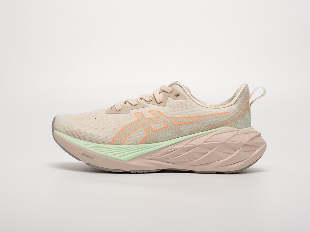 Asics Novablast 4 WMNS бежевые текстиль женские (AR32412) - фото 1 Asics Novablast 4 WMNS бежевые текстиль женские (AR32412) - фото 1