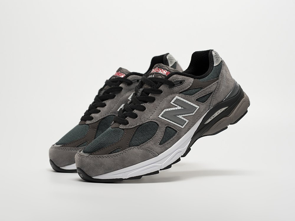 New Balance 990v3 серые замша мужские (AR32445) - фото 2 New Balance 990v3 серые замша мужские (AR32445) - фото 2