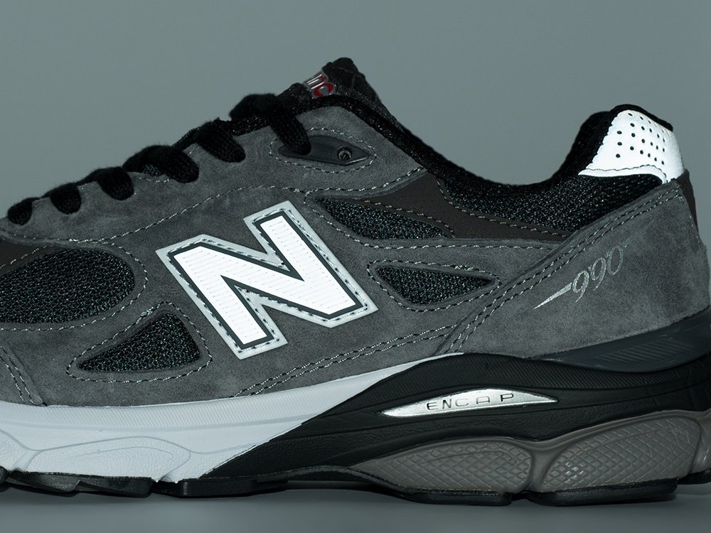 New Balance 990v3 серые замша мужские (AR32445) - фото 3 New Balance 990v3 серые замша мужские (AR32445) - фото 3