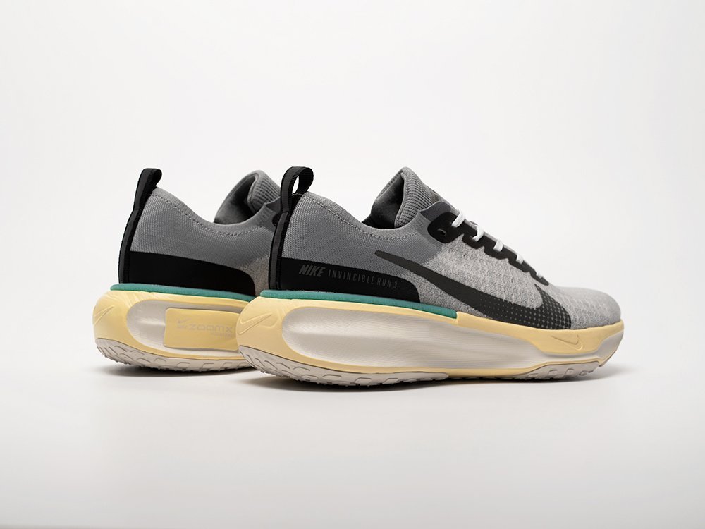 Nike ZoomX Invincible Run Flyknit 3 серые текстиль мужские (AR32453) - фото 4 Nike ZoomX Invincible Run Flyknit 3 серые текстиль мужские (AR32453) - фото 4