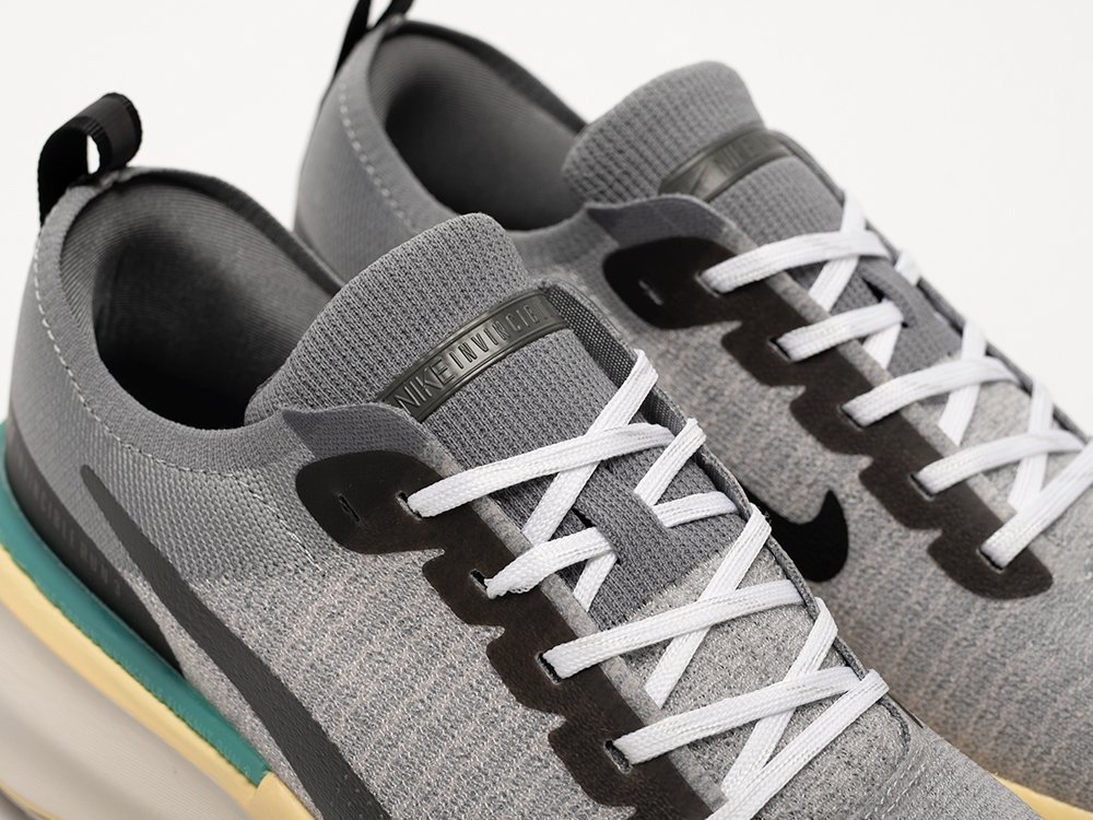 Nike ZoomX Invincible Run Flyknit 3 серые текстиль мужские (AR32453) - фото 7 Nike ZoomX Invincible Run Flyknit 3 серые текстиль мужские (AR32453) - фото 7