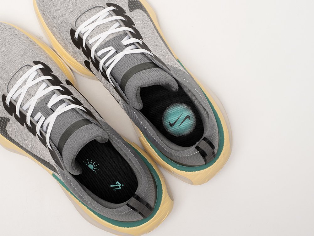 Nike ZoomX Invincible Run Flyknit 3 серые текстиль мужские (AR32453) - фото 8 Nike ZoomX Invincible Run Flyknit 3 серые текстиль мужские (AR32453) - фото 8