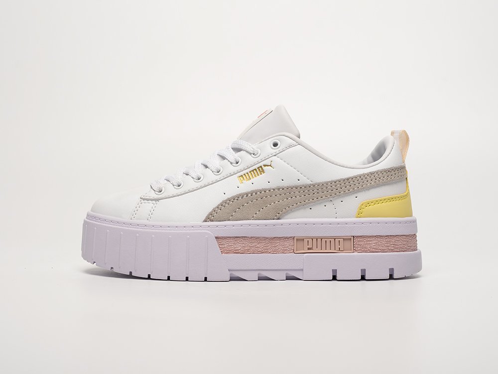 Puma Mayze WMNS белые кожа женские (AR32455) - фото 1