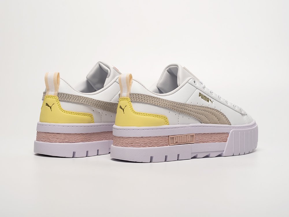 Puma Mayze WMNS белые кожа женские (AR32455) - фото 3