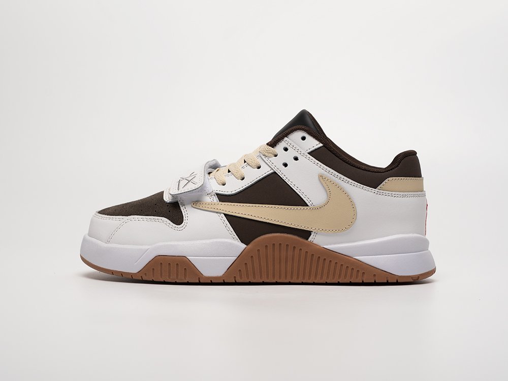 Jordan Jumpman Jack x Travis Scott белые кожа мужские (AR32460) - фото 1 Jordan Jumpman Jack x Travis Scott белые кожа мужские (AR32460) - фото 1