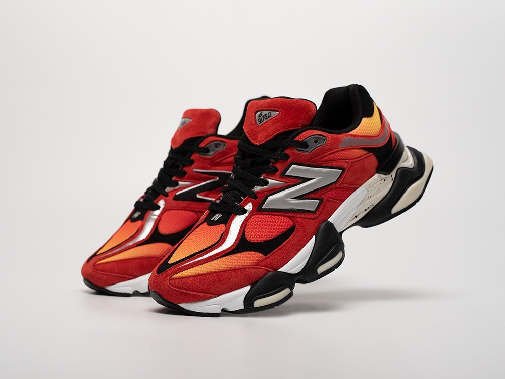 New Balance 9060 красные замша мужские (AR32462) - фото 2 New Balance 9060 красные замша мужские (AR32462) - фото 2